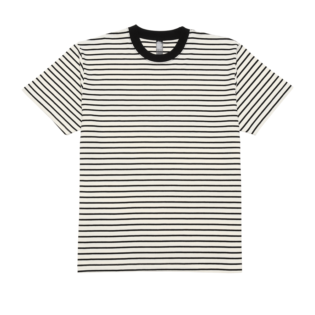 【スクリーンプリント】5.3oz プレミアムコンフォートボーダーTシャツ (DF-1112)