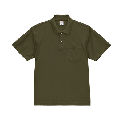 4.7oz Special Dry Kanoko Polo Shirt with Pocket, Low Bleed (UA-202101)