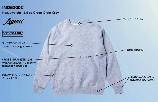 13.5oz Heavyweight Sweatshirt (IND-5000C)