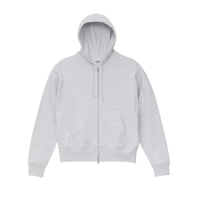 10.0oz ボックスシルエット スウェット フルジップ パーカ 裏パイル (UA-520101)