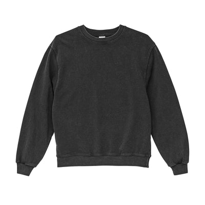 8.8oz オープンエンド フェードウォッシュ クルーネック スウェット 裏パイル (UA-526701)