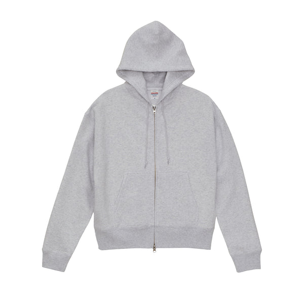 10.0oz T/C ボックスシルエット スウェット フルジップ パーカ 裏起毛 (UA-562101)