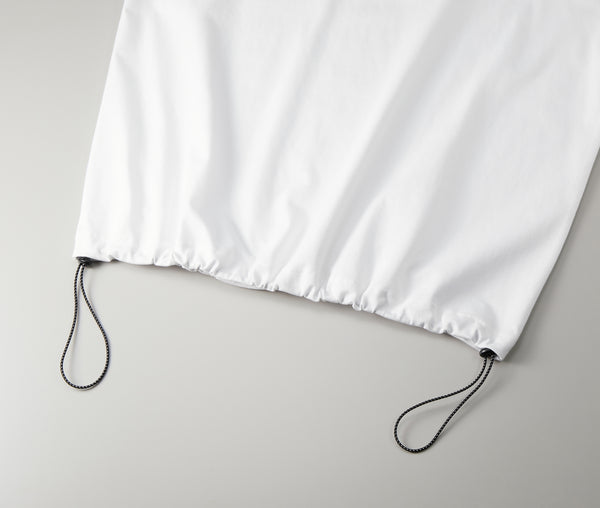 6.5oz Fine Jersey Relaxed Fit T-Shirt (Drawcord Hem) (UA-111001)