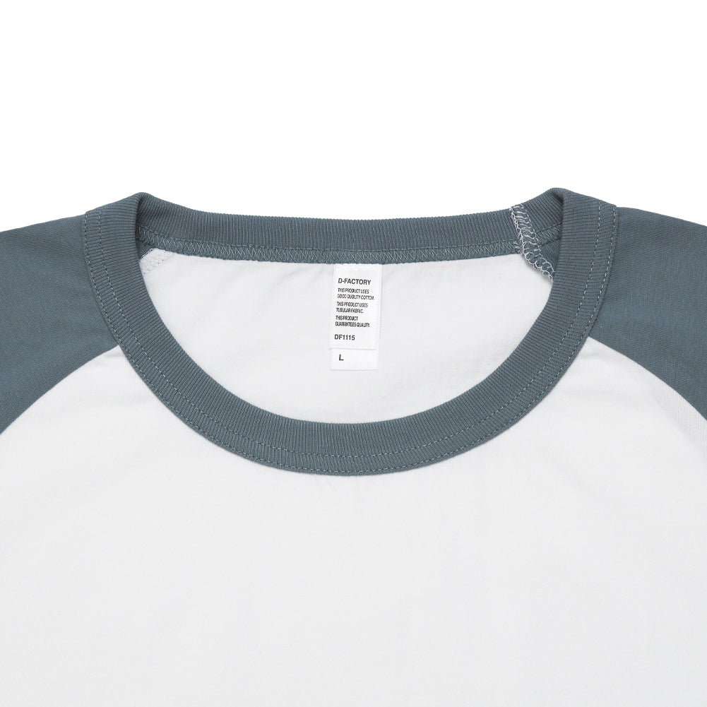 6.6oz プレミアムコンフォートラグランスリーブTシャツ (DF-1115)