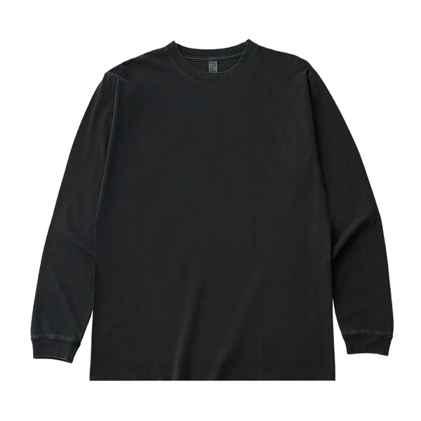 6.6oz Long Sleeve Garment Dyed T-Shirt with 1.6" Rib (DF-1201D)