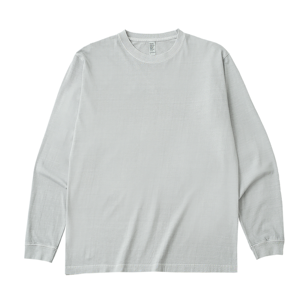 6.6oz Long Sleeve Garment Dyed T-Shirt with 1.6" Rib (DF-1201D)