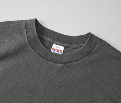 6.2oz オープンエンド フェードウォッシュ ロングスリーブ Tシャツ 2.1インチリブ (UA-423101)