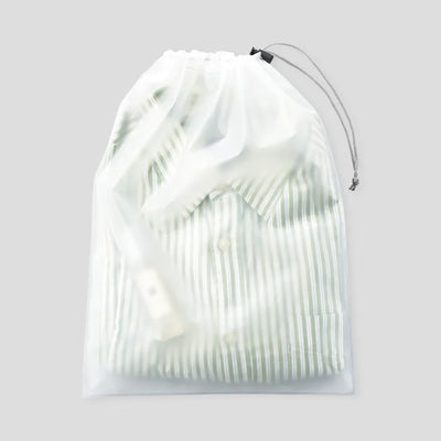 EVA Drawstring Bag, Large, Clear (TR-TP-0002-004)