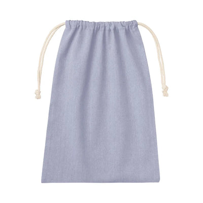 Chambray drawstring bag, size L (TR-1232)
