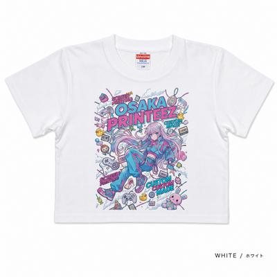 オリジナルクロップドTシャツ(PZ-5001CT)