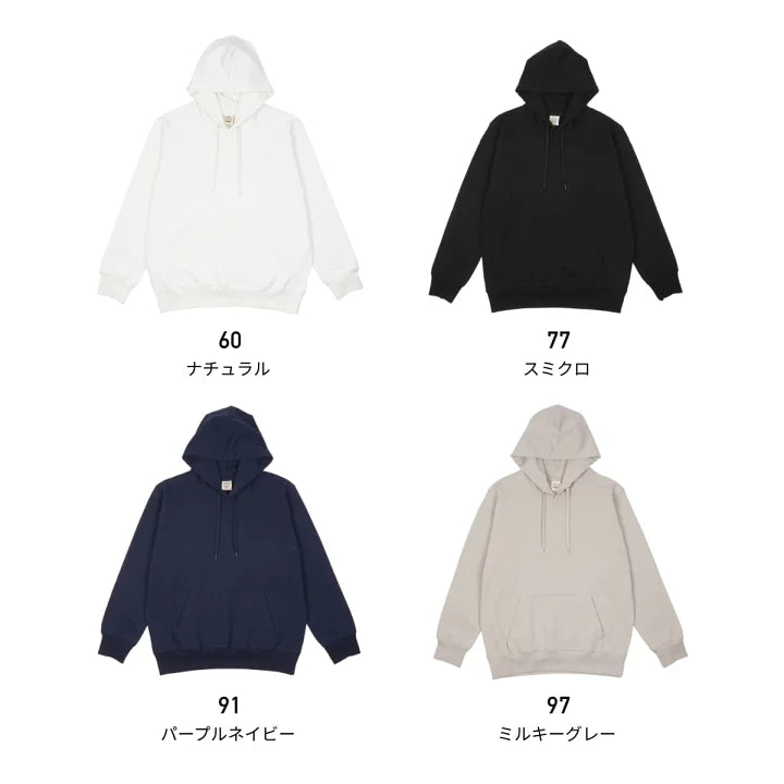 9.4oz オーガニックコットン P/Oパーカ (TR-OGP916)