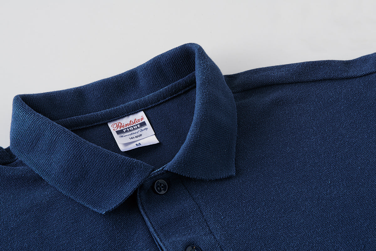 5.8oz T/Cポロシャツ (ポケット無し)(PR-00141-NVP)