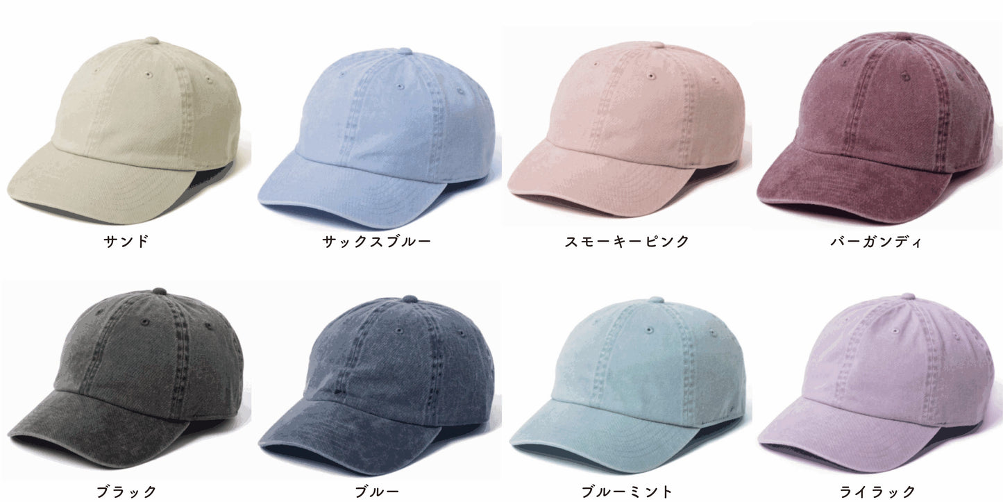 ピグメントダイベースボールキャップ (NF-1201)