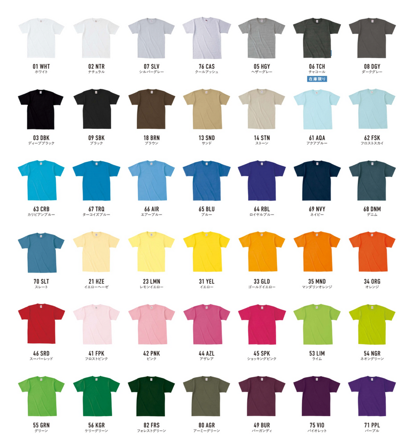 カラーチャート