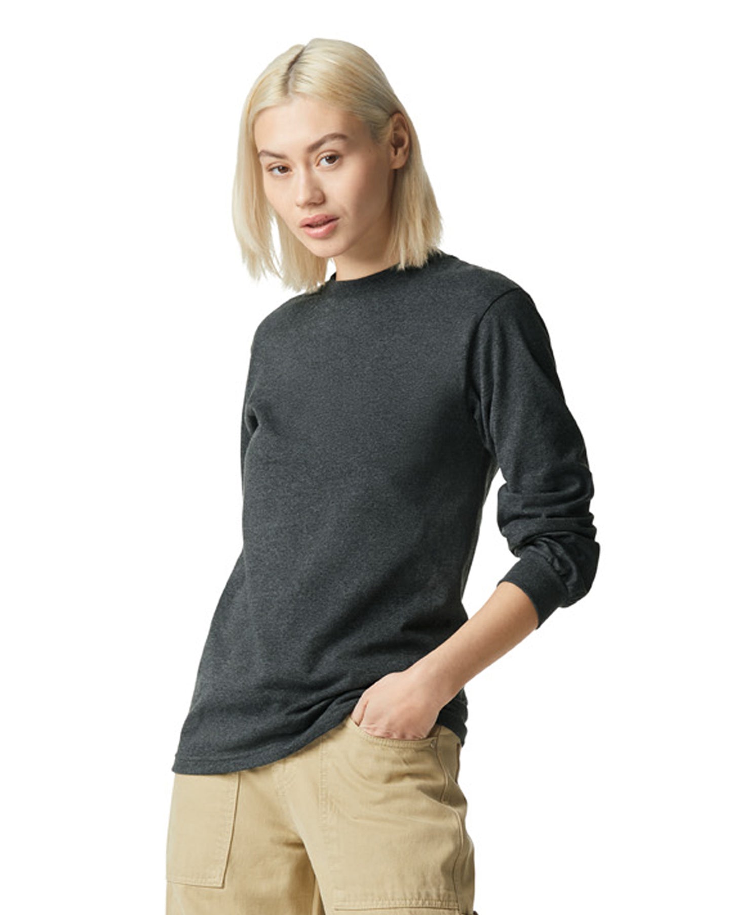 6.0oz Cotton Unisex Long Sleeve T-Shirt (AA-1304)
