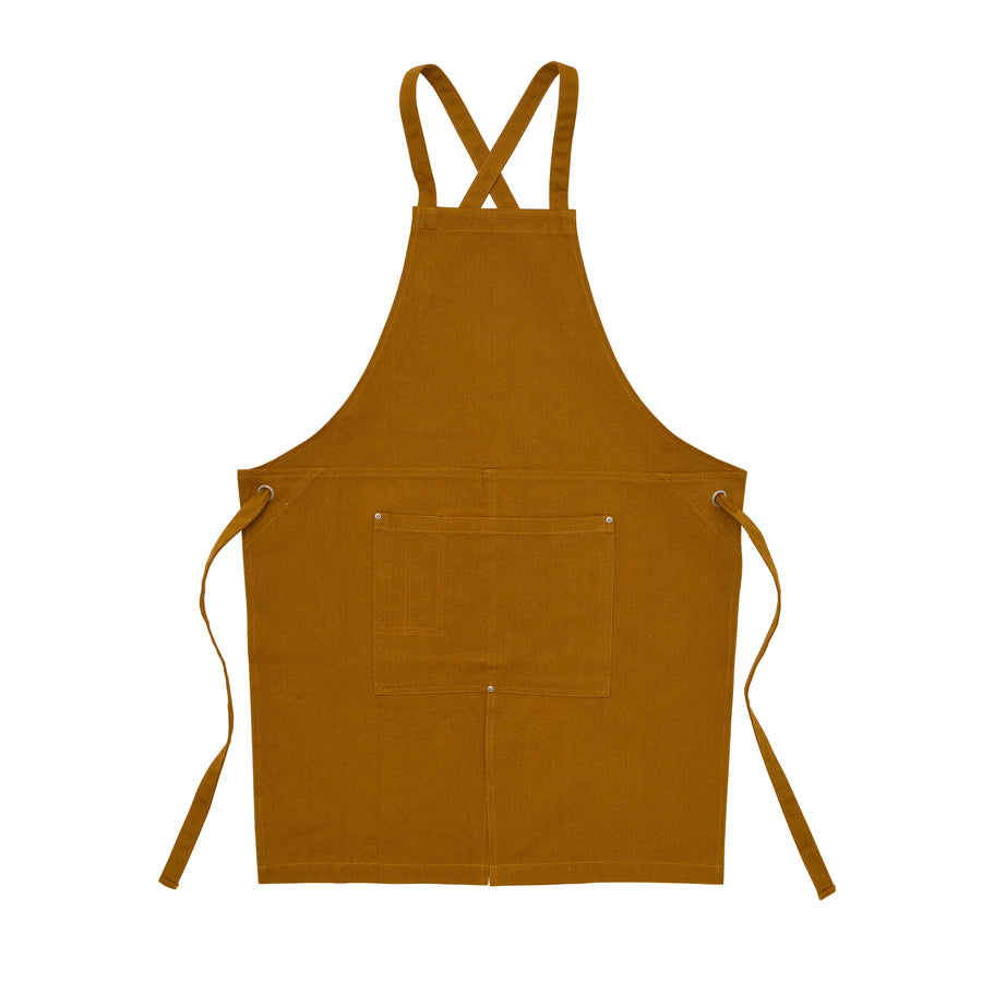 12.2oz ウォッシュ キャンバス＆ツイル エプロン (UA-138401)