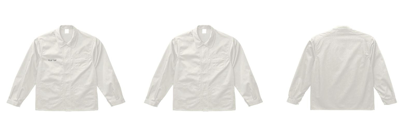 【スクリーンプリント】T/C カバーオール ジャケット (UA-7452)