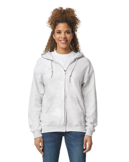 8.0oz Heavy Blend Full Zip Hooded Sweatshirt (GIL-18600)