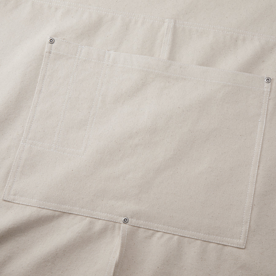 12.2oz ウォッシュ キャンバス＆ツイル エプロン (UA-138401)