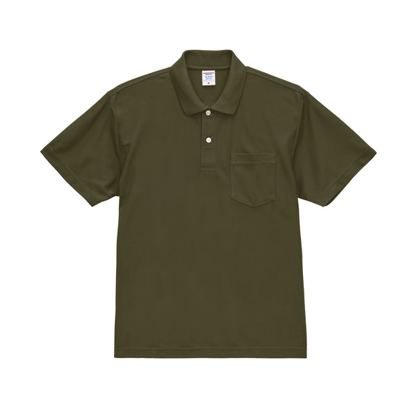 4.7oz Special Dry Kanoko Polo Shirt with Pocket, Low Bleed (UA-202101)