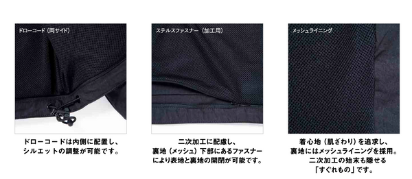 Water-Repellent Line Track Jacket (BM-WB103MTJ)