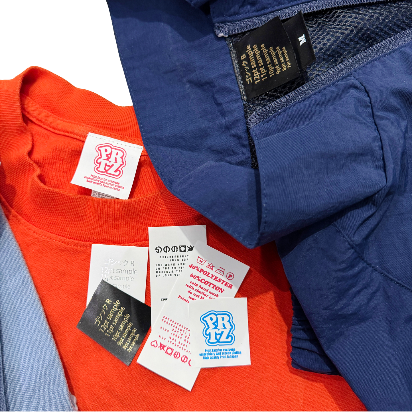 オリジナルプリントネームタグ30枚セット(PT-001)