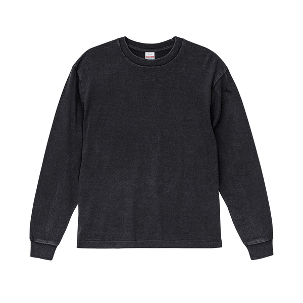 6.2oz オープンエンド フェードウォッシュ ロングスリーブ Tシャツ 2.1インチリブ (UA-423101)