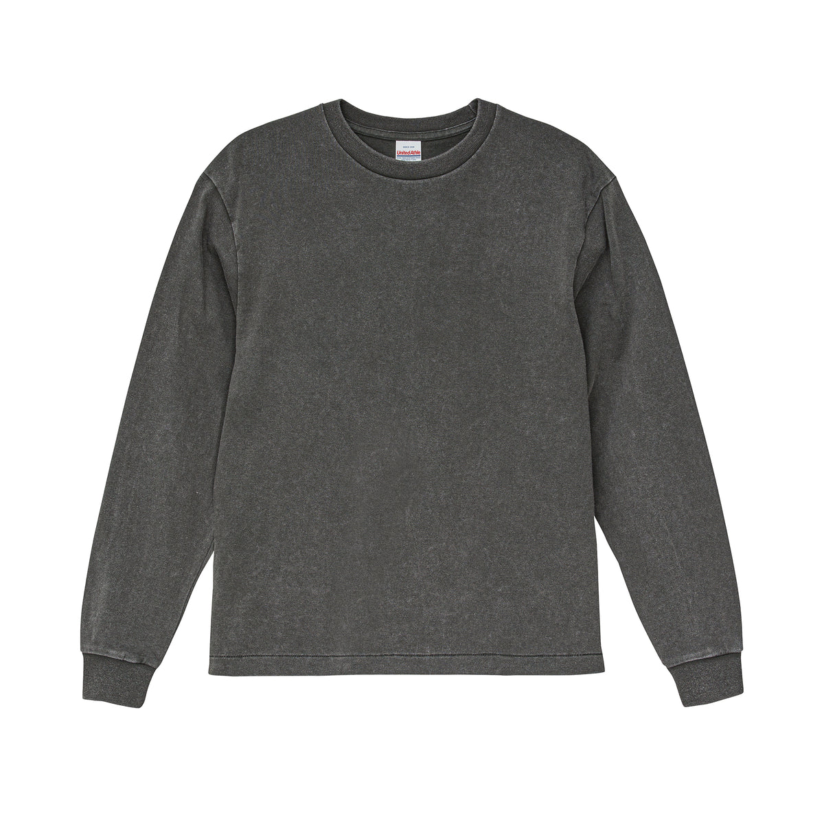 6.2oz オープンエンド フェードウォッシュ ロングスリーブ Tシャツ 2.1インチリブ (UA-423101)