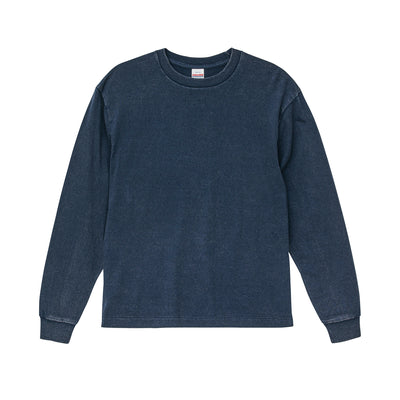 6.2oz オープンエンド フェードウォッシュ ロングスリーブ Tシャツ 2.1インチリブ (UA-423101)