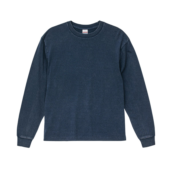 6.2oz オープンエンド フェードウォッシュ ロングスリーブ Tシャツ 2.1インチリブ (UA-423101)