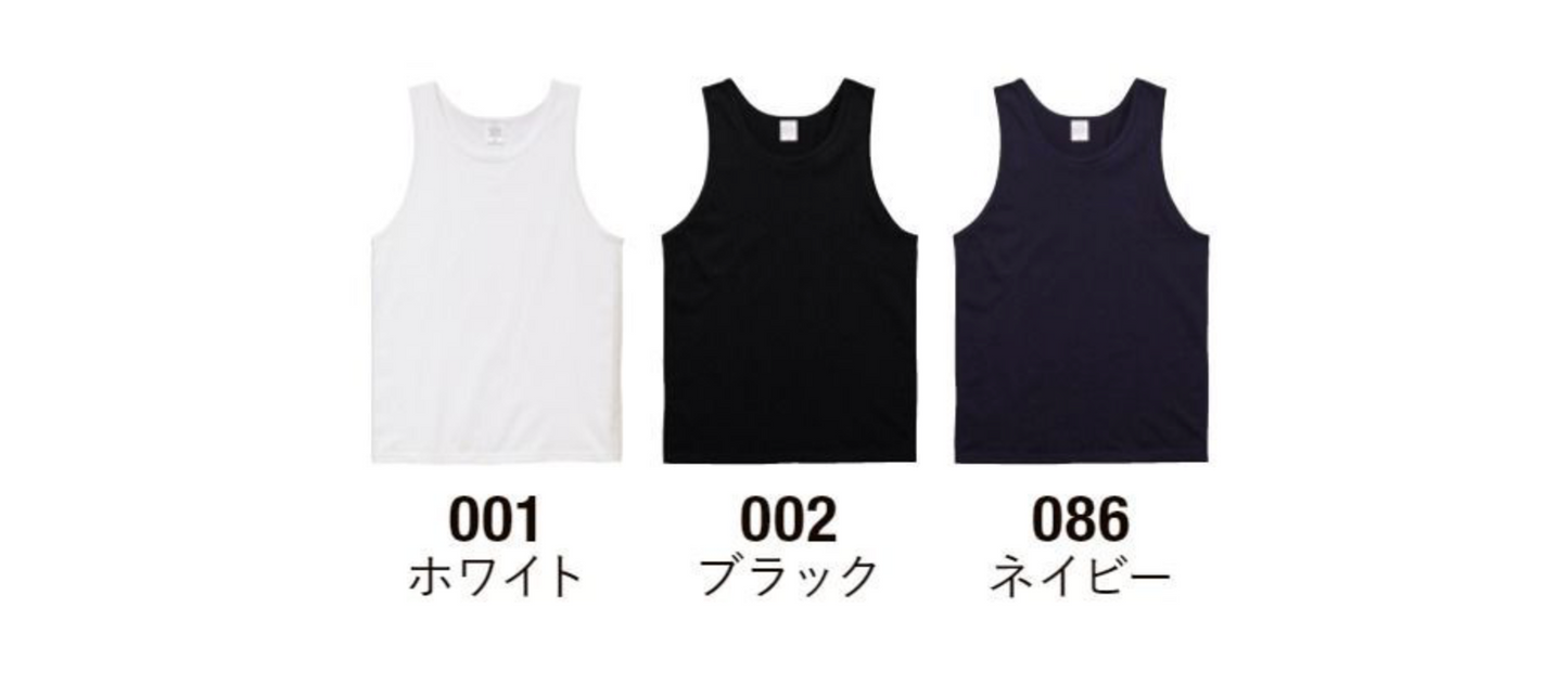 【インクジェット・刺繍】5.6oz イージータンクトップ (UA-5007)