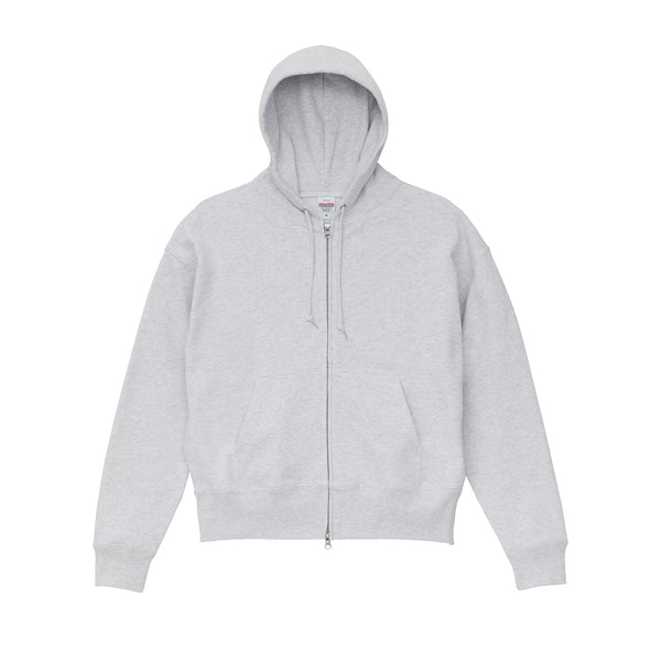 10.0oz ボックスシルエット スウェット フルジップ パーカ 裏パイル (UA-520101)