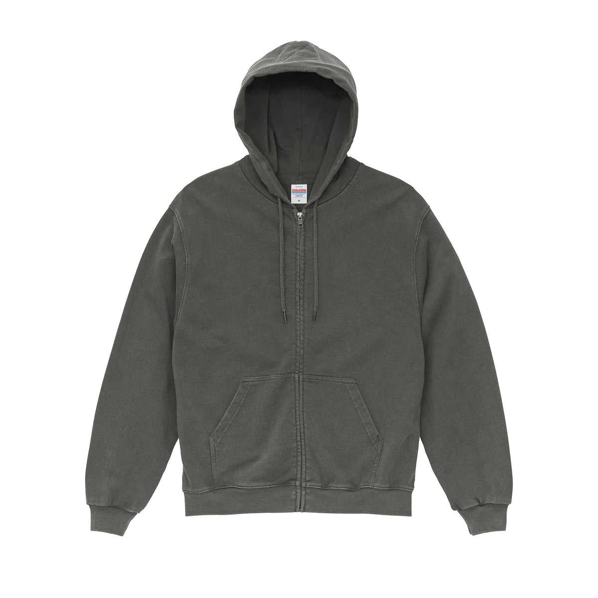 8.8oz オープンエンド フェードウォッシュ スウェット フルジップ パーカ 裏パイル (UA-526501)