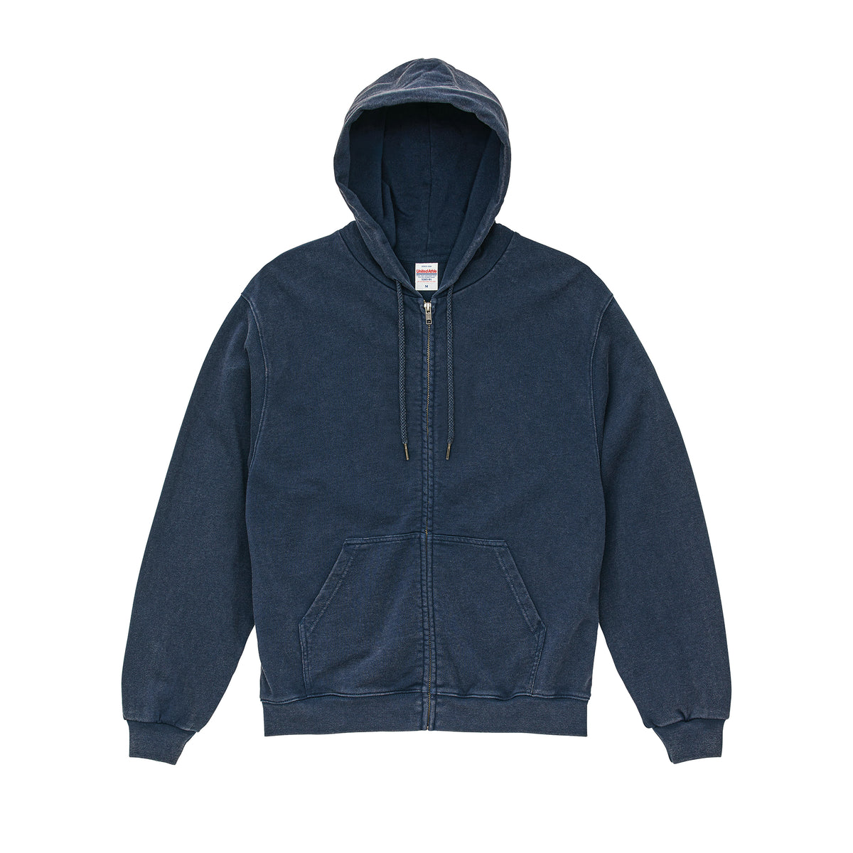 8.8oz オープンエンド フェードウォッシュ スウェット フルジップ パーカ 裏パイル (UA-526501)