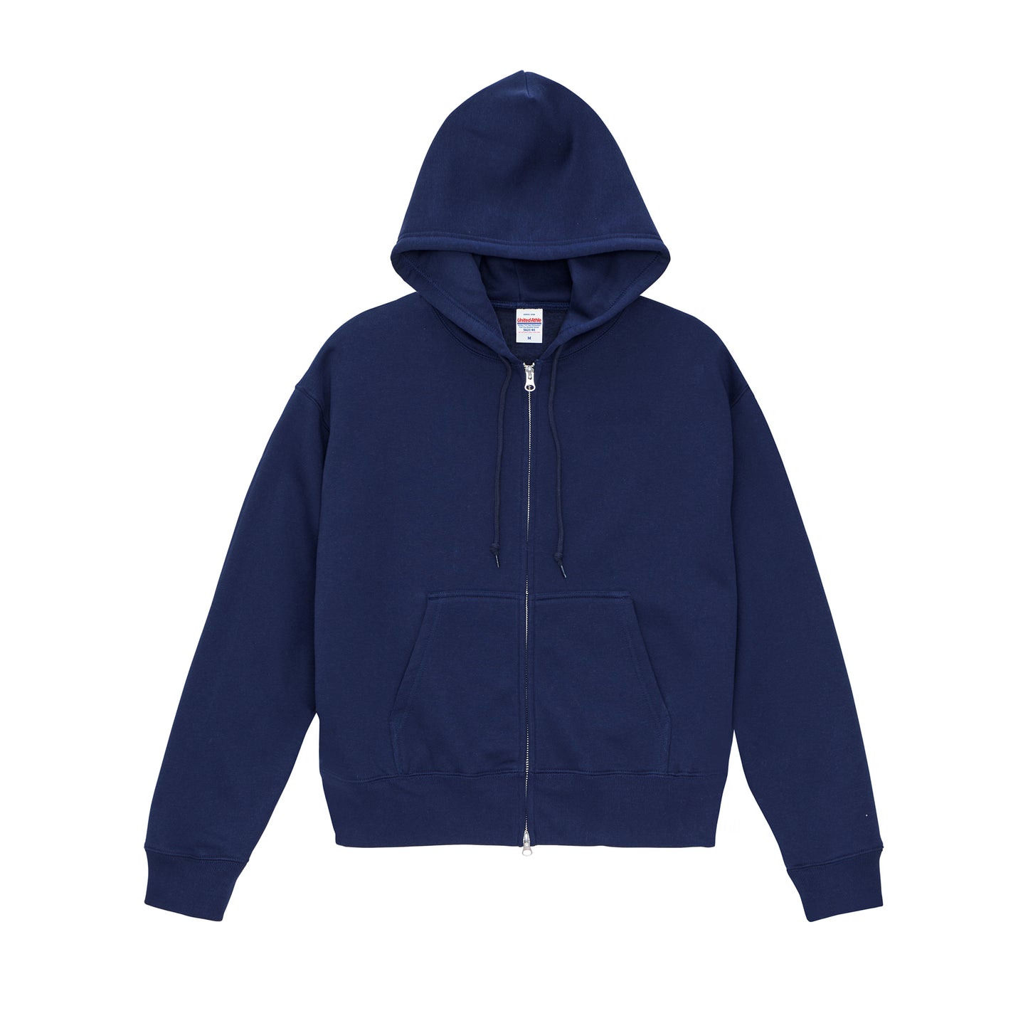 10.0oz T/C ボックスシルエット スウェット フルジップ パーカ 裏起毛 (UA-562101)