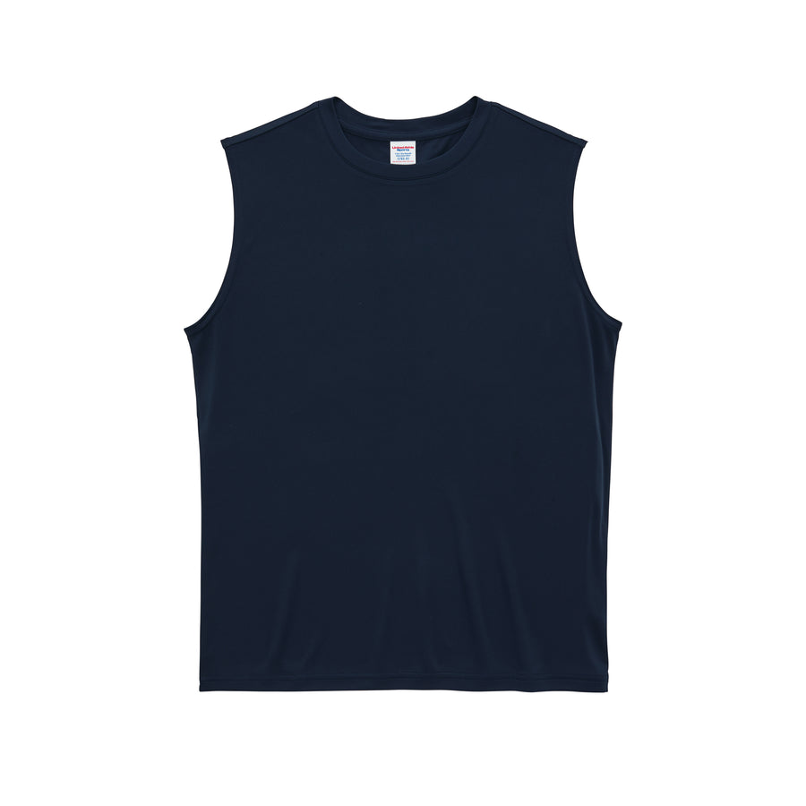 4.4oz ドライスムース リサイクルポリエステル スリーブレスシャツ (UA-570301)