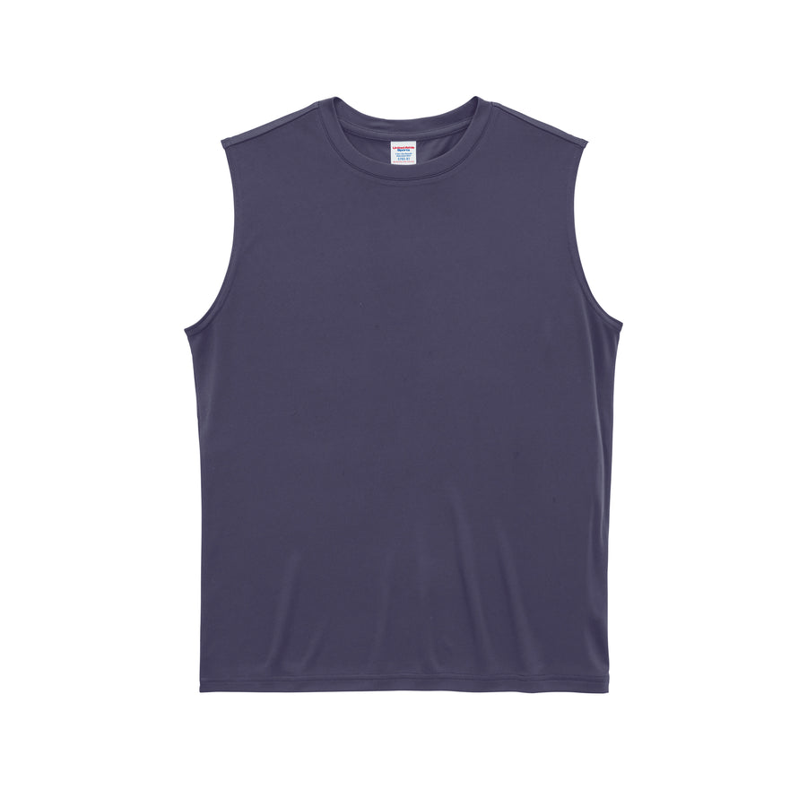4.4oz ドライスムース リサイクルポリエステル スリーブレスシャツ (UA-570301)