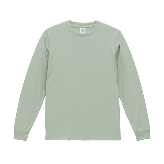 4.4oz ドライスムース リサイクルポリエステル ロングスリーブ Tシャツ (UA-570901)