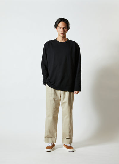 5.6oz Long Sleeve T-Shirt (No Rib) (UA-501001) 