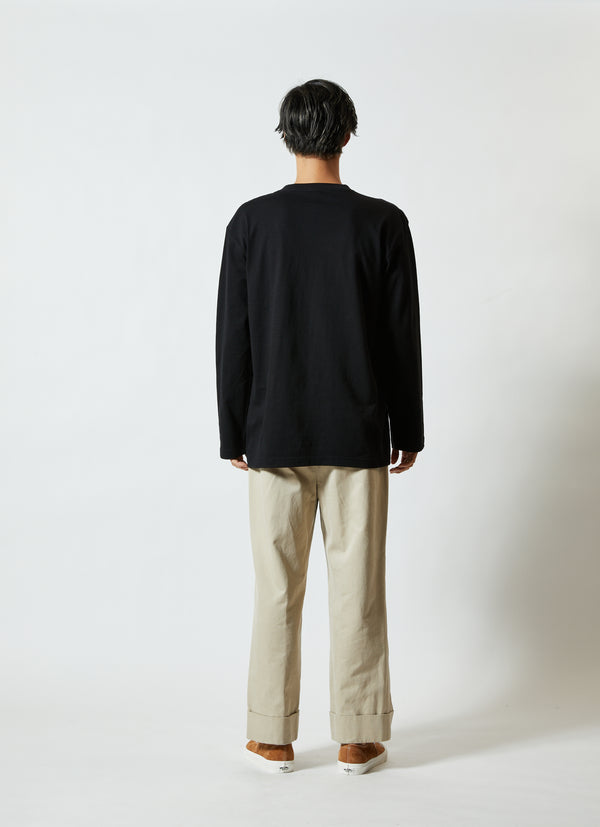 5.6oz Long Sleeve T-Shirt (No Rib) (UA-501001) 