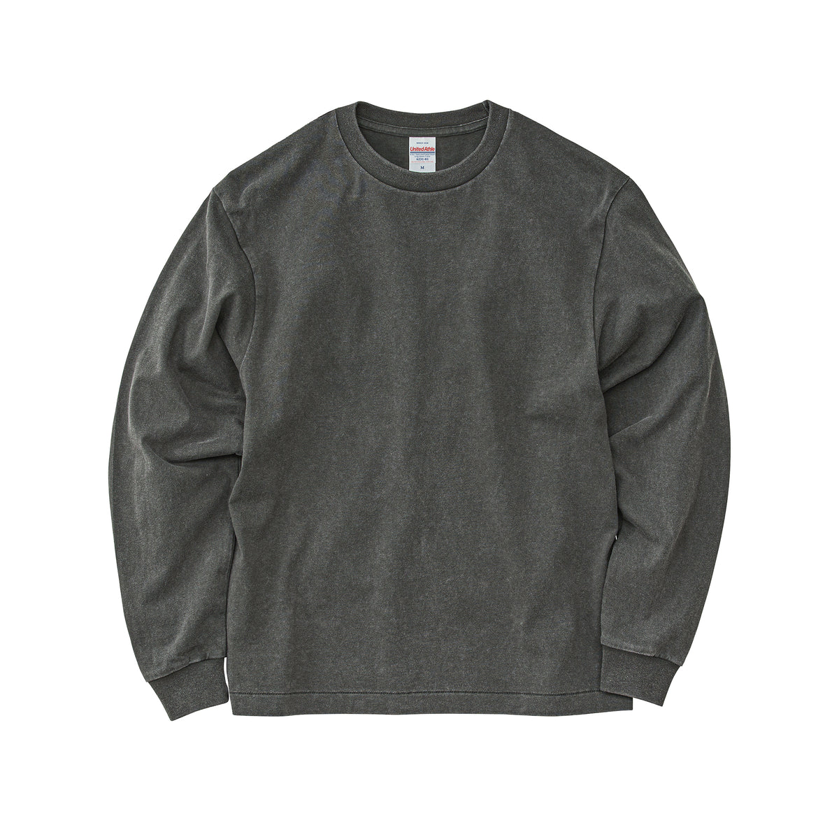 6.2oz オープンエンド フェードウォッシュ ロングスリーブ Tシャツ 2.1インチリブ (UA-423101)