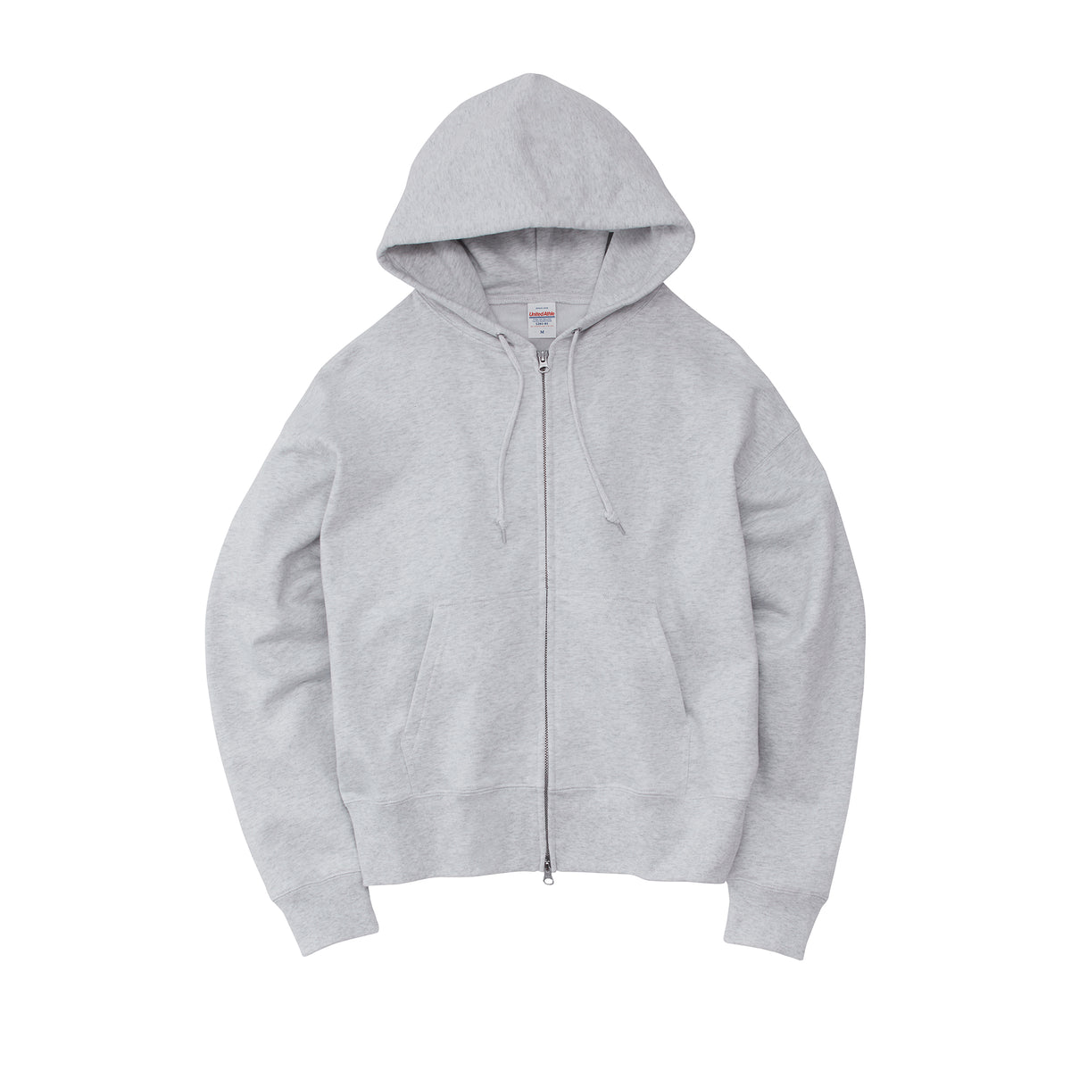 10.0oz ボックスシルエット スウェット フルジップ パーカ 裏パイル (UA-520101)