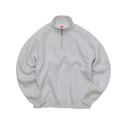 【インクジェット・刺繍】10.0oz T/C ルーズフィット ハーフジップ スウェット 裏起毛 (UA-5788)