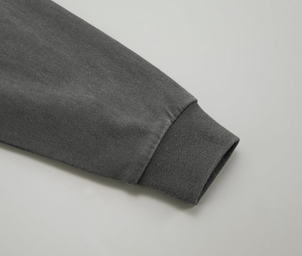 6.2oz オープンエンド フェードウォッシュ ロングスリーブ Tシャツ 2.1インチリブ (UA-423101)