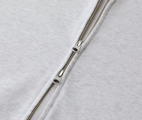 10.0oz ボックスシルエット スウェット フルジップ パーカ 裏パイル (UA-520101)