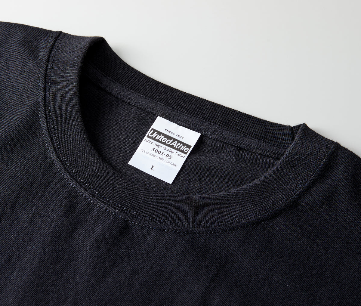 5.6オンス ハイクオリティー Tシャツ ティア アウェイ タグ (UA-500105)