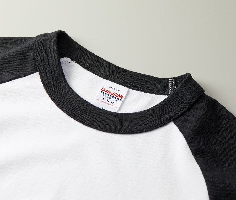 5.6oz ラグランスリーブ Tシャツ (UA-504101 )