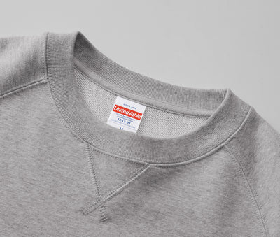 10.0oz Raglan Sleeve Crew Neck Sweatshirt (Tile Lining) (UA-524201)
