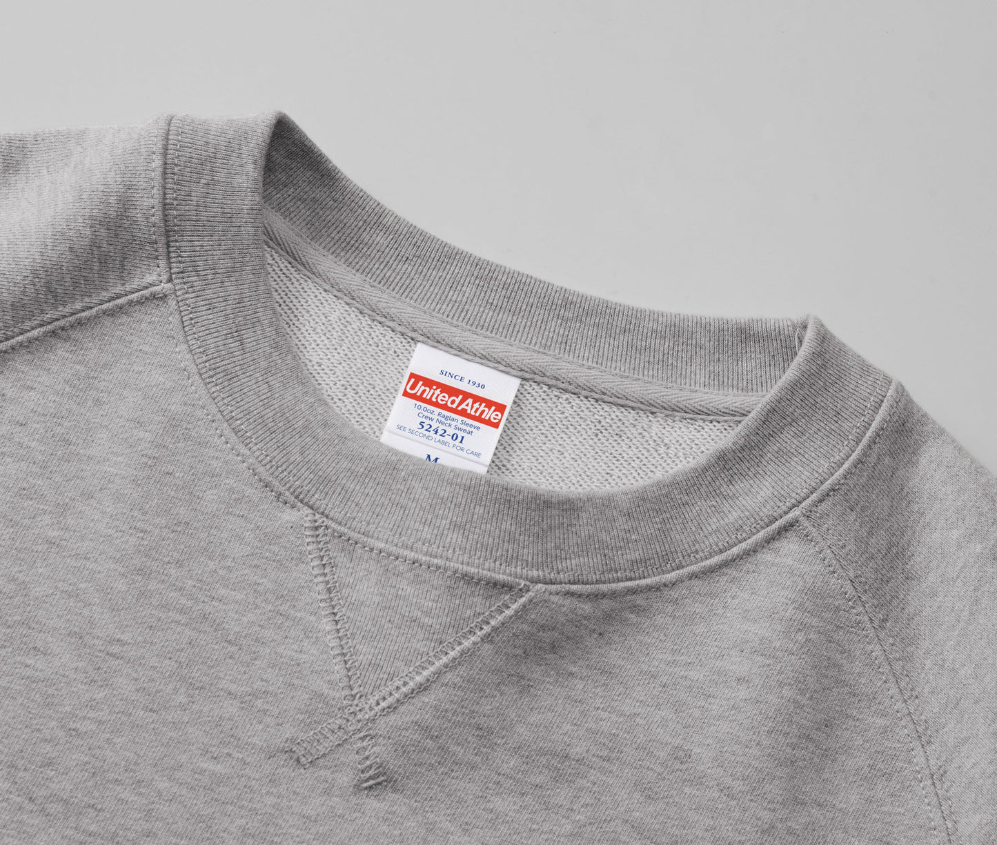 [Screen Print] 10.0oz Raglan Sleeve Crew Neck Sweatshirt (Tile Lining) (UA-5242)