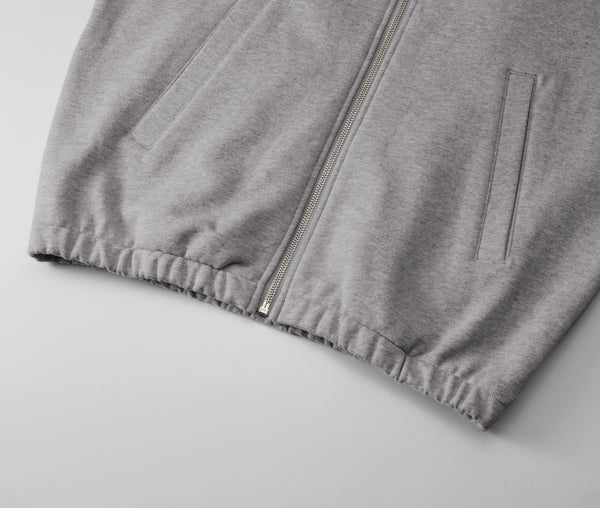 10.0oz Sweat Full-Zip Stand Jacket (Pile Lining) (UA-524501)